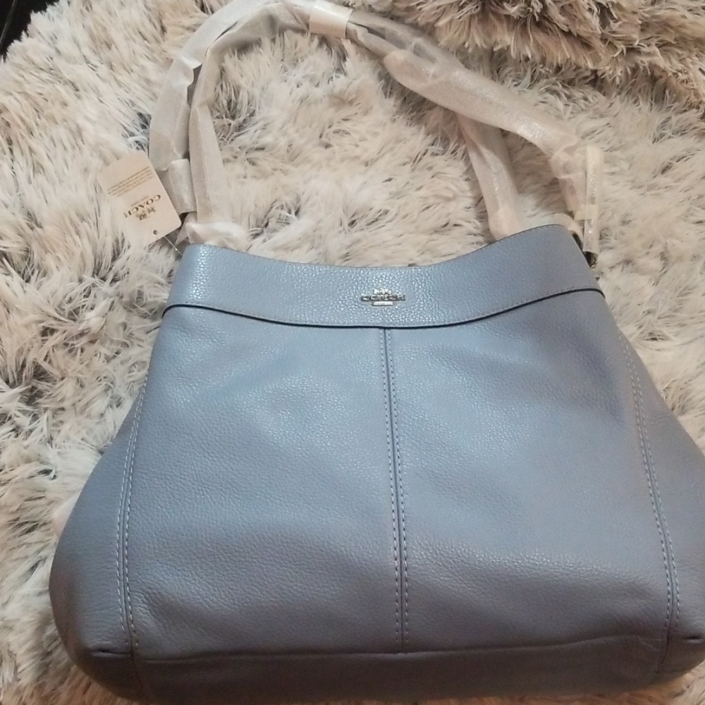 NEW- Coach Leather Shoulder Bag